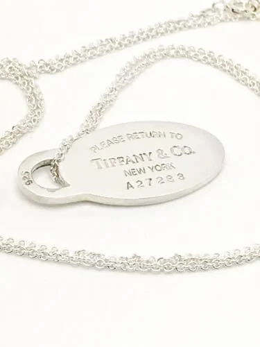 アクセサリー TIFFANY & Co. Return to oval necklace Tiffany & Co. Return to Tiffany Oval Tag Necklace 24